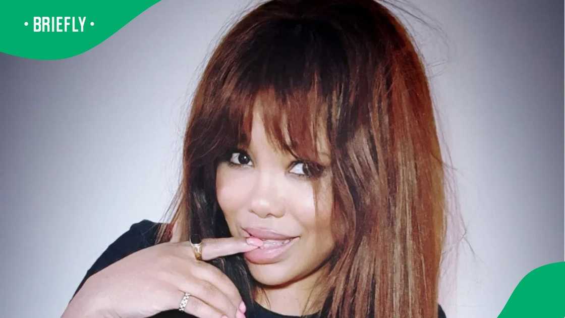 Pam Andrews shows off her husband Pam Andrews shows off her husband