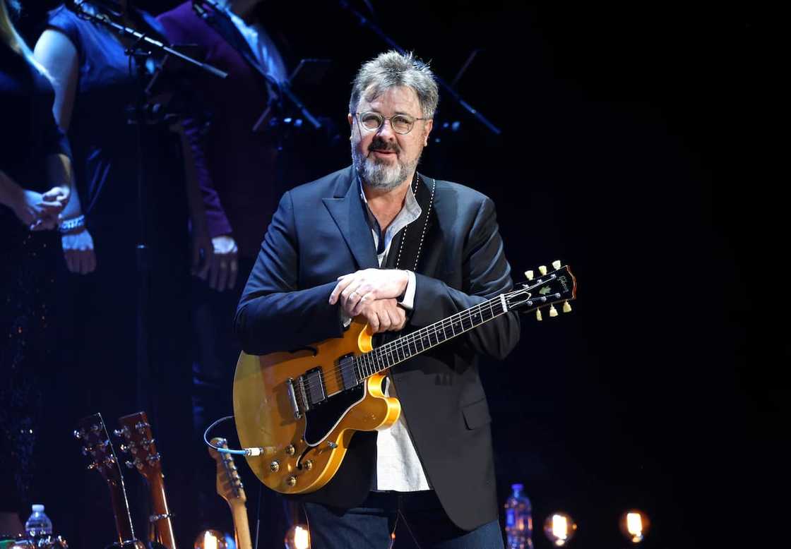 Country singer Vince Gill onstage