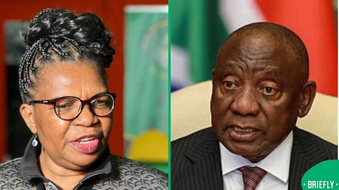 Dian Pule and Ramaphosa