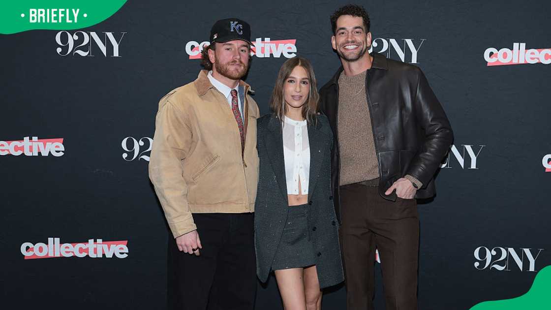 West Wilson, Amanda Batula and Jesse Solomon (L-R) during Summer House's Season 10 premiere at 92NY West Wilson, Amanda Batula and Jesse Solomon (L-R) during Summer House's Season 10 premiere at 92NY