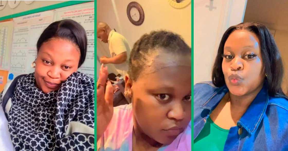 Woman shares hairline horror on TikTok Woman shares hairline horror on TikTok