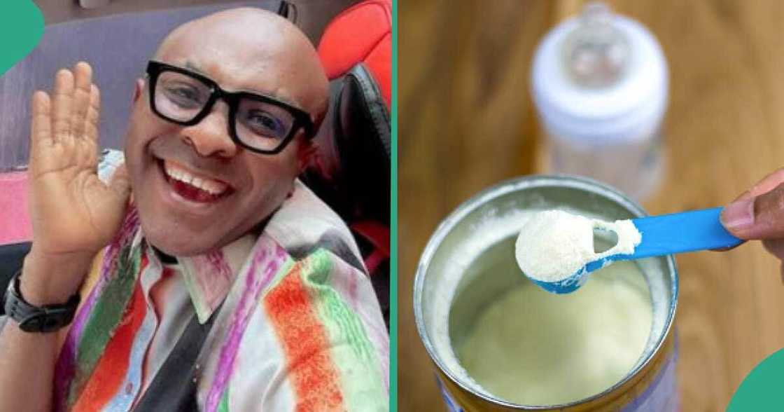 Nigerian man dumps adult milk after tasting baby milk Nigerian man dumps adult milk after tasting baby milk