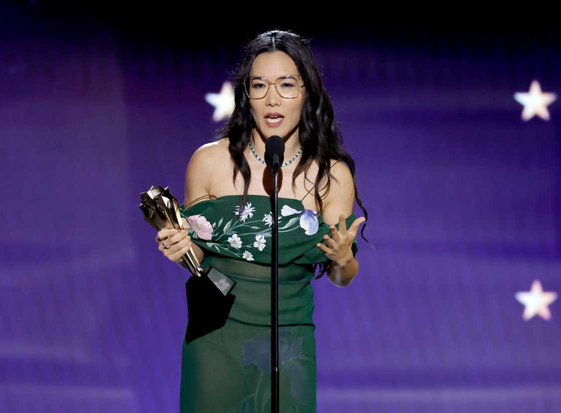 Ali Wong during the 29th Annual Critics Choice Awards at Barker Hangar. Ali Wong during the 29th Annual Critics Choice Awards at Barker Hangar.