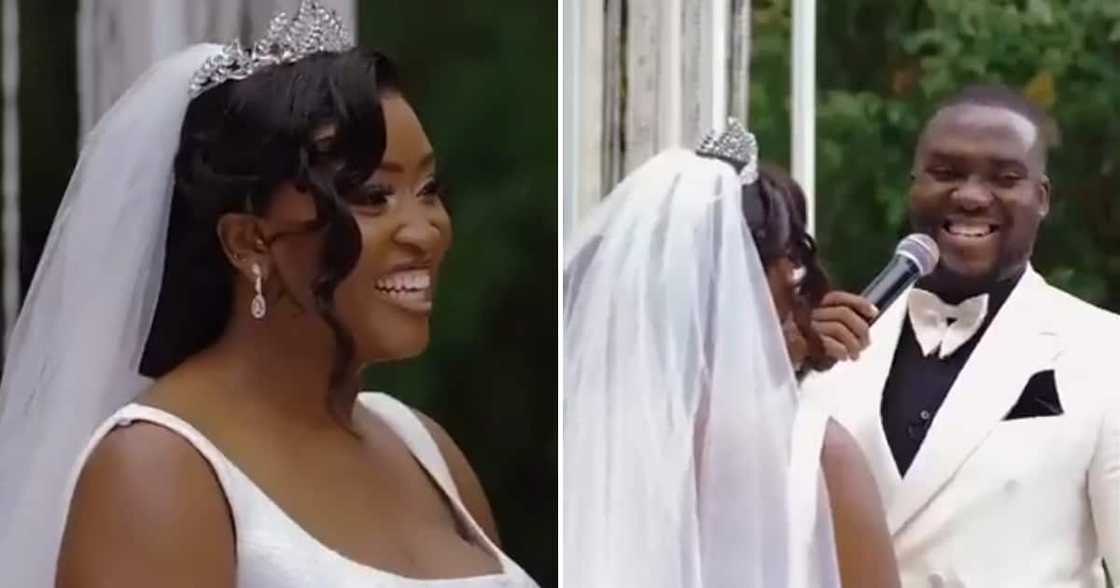 A man declined to promise handing over his phone in his wedding vows in a hilarious reaction A man declined to promise handing over his phone in his wedding vows in a hilarious reaction