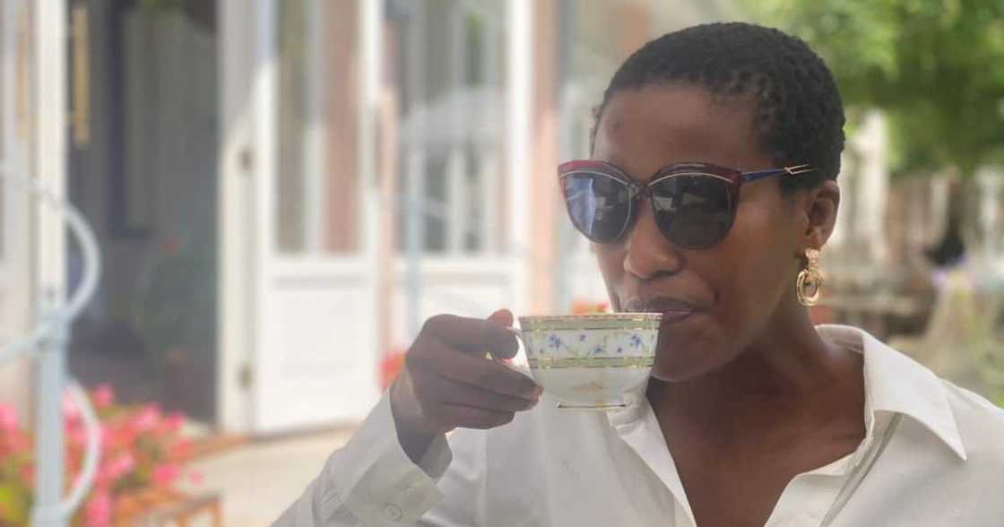Masasa Mbangeni gushes about weight gain and she is loving it Masasa Mbangeni gushes about weight gain and she is loving it