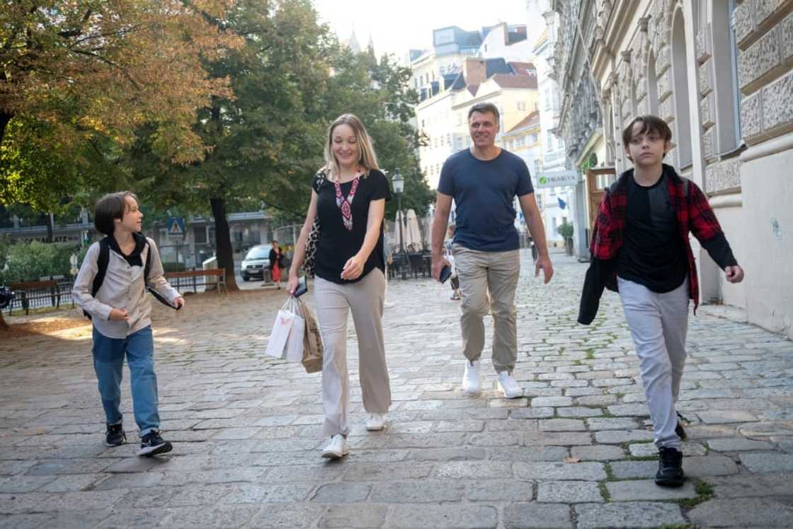 The family ended up in Vienna by accident because Irina had taken a school trip there when she was teaching The family ended up in Vienna by accident because Irina had taken a school trip there when she was teaching