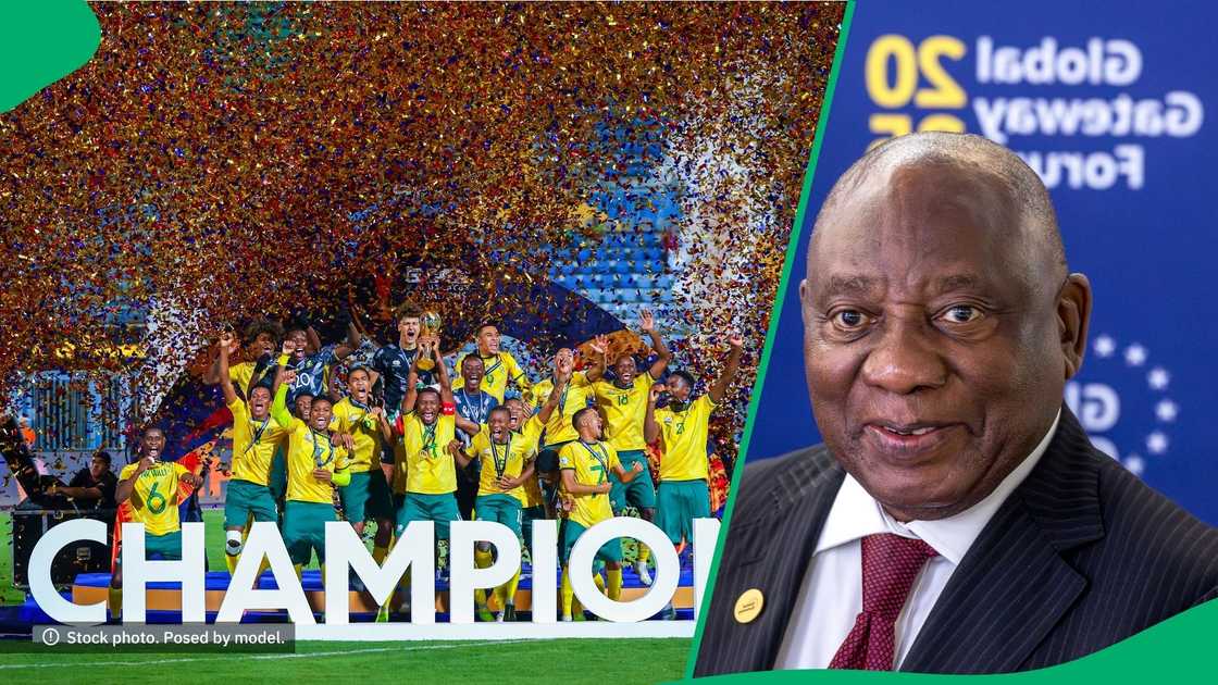 President Ramaphosa went viral. President Ramaphosa went viral.