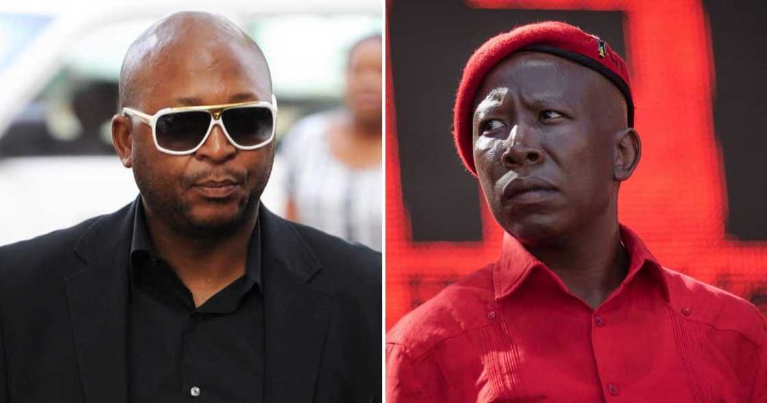 Kenny kunene_Julius Malema Kenny kunene_Julius Malema
