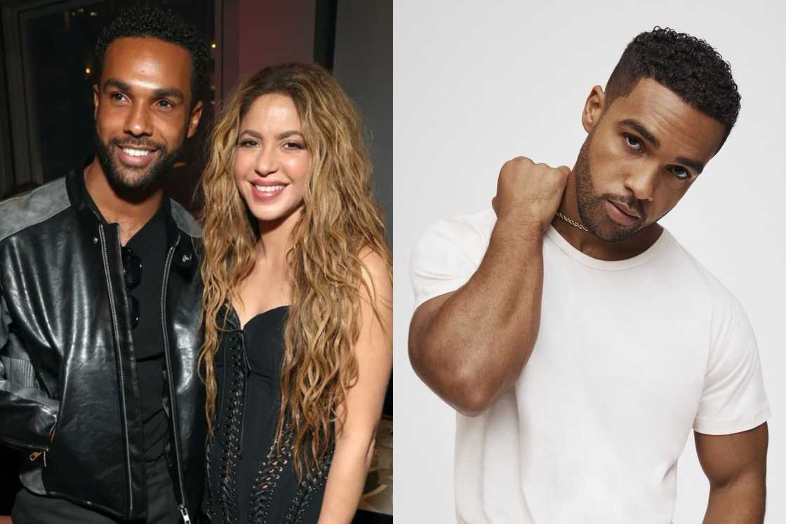 Lucien Laviscount and Shakira Lucien Laviscount and Shakira