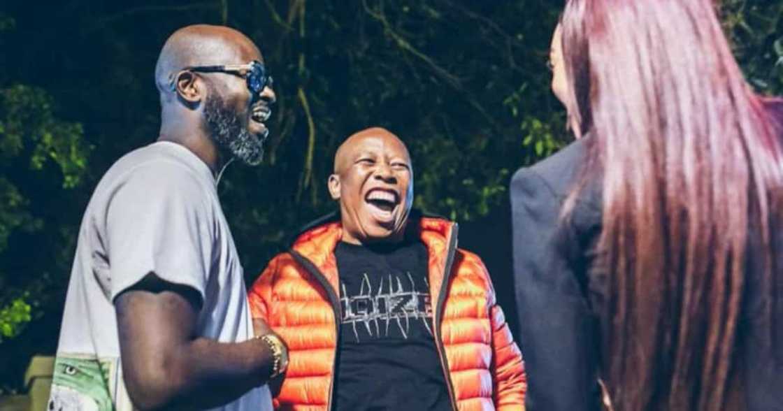 Julius Malema Shares Heartfelt Birthday Message with Black Coffee