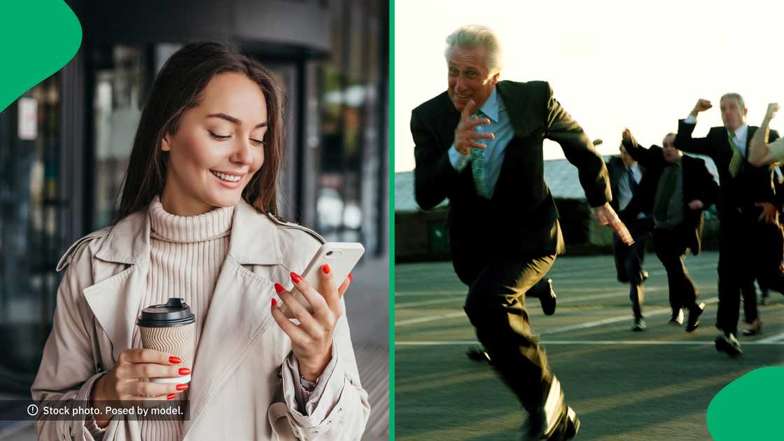 A gent couldn't believe he had a party thrown for him and tried to escape, making South Africa laugh. A gent couldn't believe he had a party thrown for him and tried to escape, making South Africa laugh.