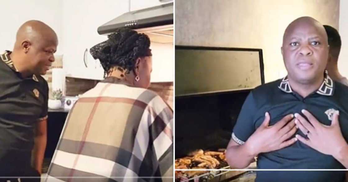 Man gets December wish as family prepares hearty meal and braai Man gets December wish as family prepares hearty meal and braai