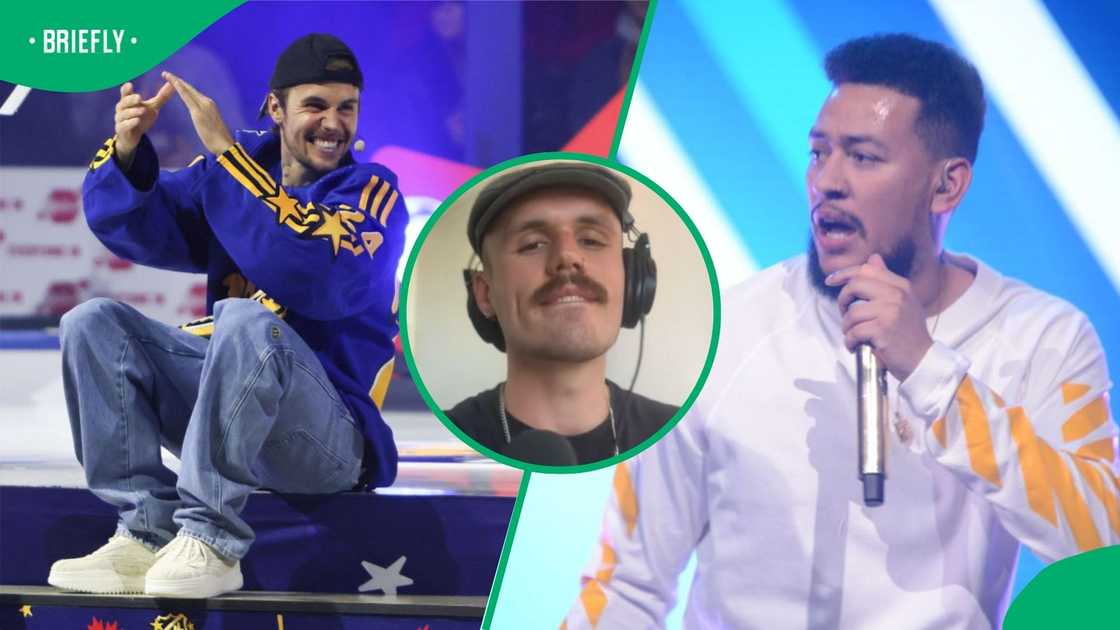 A local musician looked like pop singer Justin Bieber but sounded like rapper AKA.