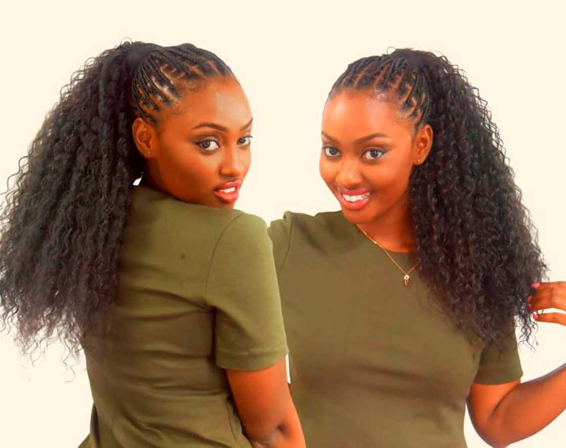 Wavy invinsible braids