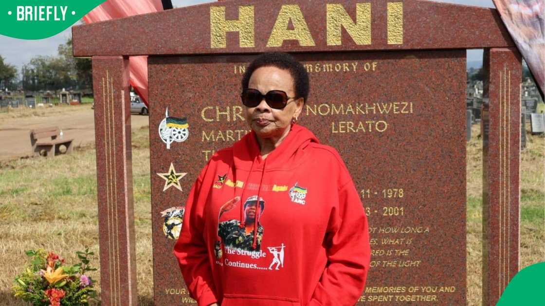 Limpho Hani was not impressed by the event to mark her husband's murder Limpho Hani was not impressed by the event to mark her husband's murder