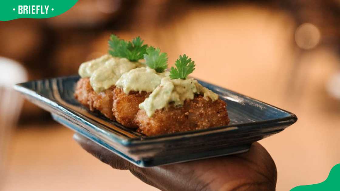 YU Restaurant's crispy rice menu