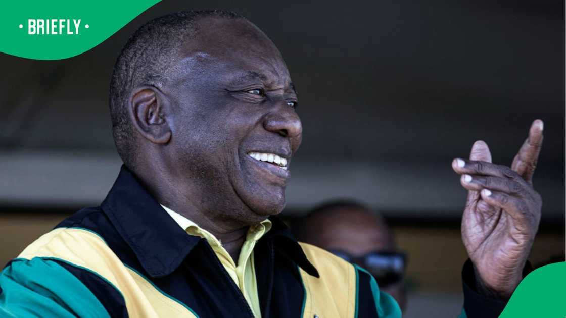 Cyril Ramaphosa walked the streets of Johannesburg. Cyril Ramaphosa walked the streets of Johannesburg.