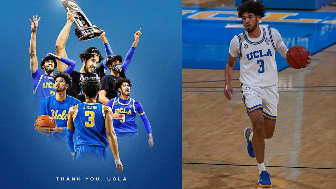 Johnny Juzang's basketball Johnny Juzang's basketball