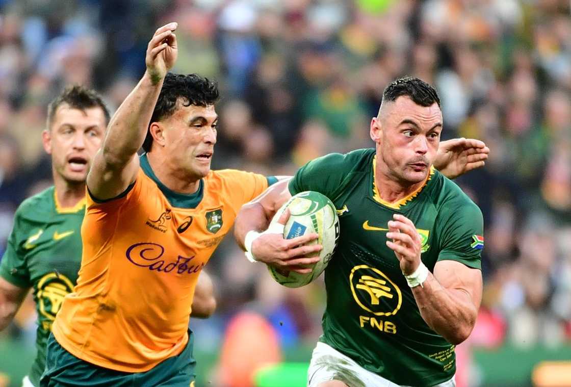 Jesse Kriel during the Castle Lager Rugby Championship match between South Africa and Australia. Jesse Kriel during the Castle Lager Rugby Championship match between South Africa and Australia.