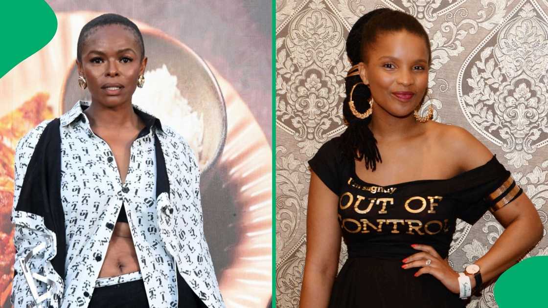 Unathi Nkayi was comforted by Zizo Beda. Unathi Nkayi was comforted by Zizo Beda.