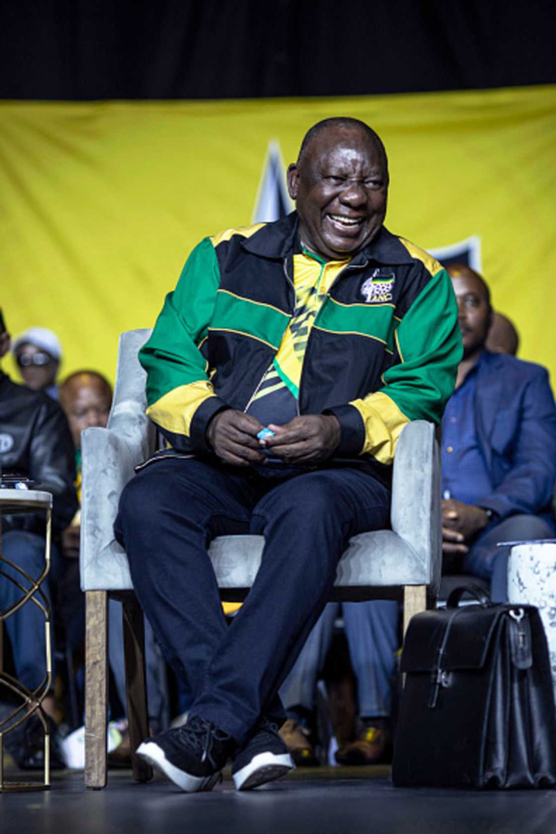 South Africans can’t stop laughing at Cyril Ramaphosa’s workout video. South Africans can’t stop laughing at Cyril Ramaphosa’s workout video.