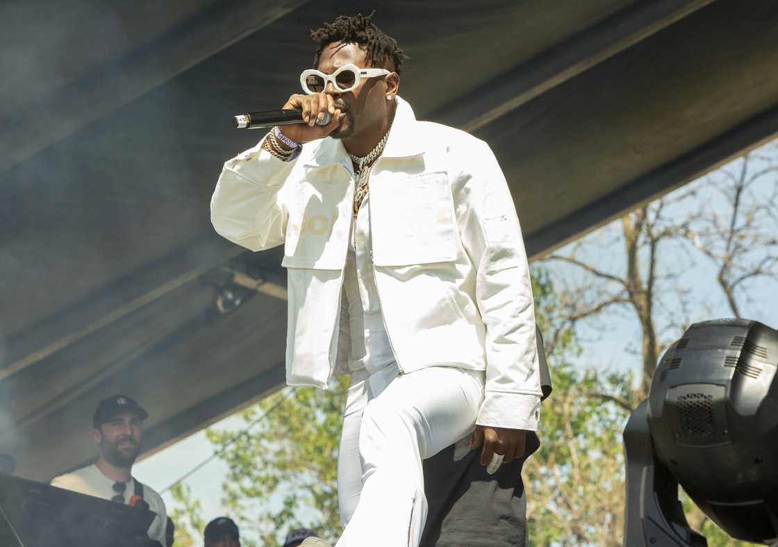 Antonio Brown at the Summer Smash Festival at Douglass Park in Chicago, Illinois