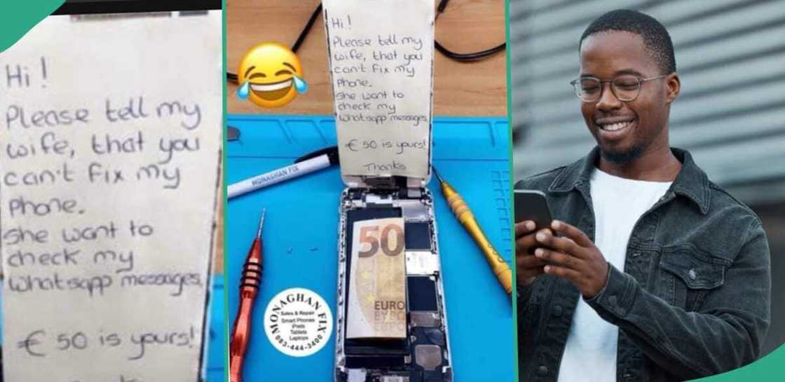 A man bribed a phone repairer to hide his WhatsApp messages A man bribed a phone repairer to hide his WhatsApp messages