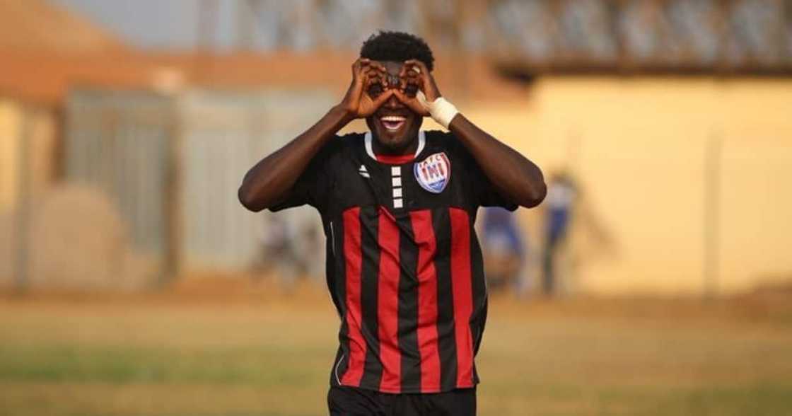 Hashmin Musah while in action for Inter Allies. Twitter/@GhanaSoccernet. Hashmin Musah while in action for Inter Allies. Twitter/@GhanaSoccernet.