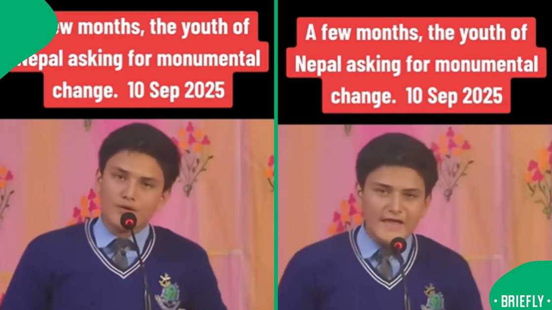 A teen’s emotional speech drew thousands of likes, with social media users praising the courage shown by the young speaker