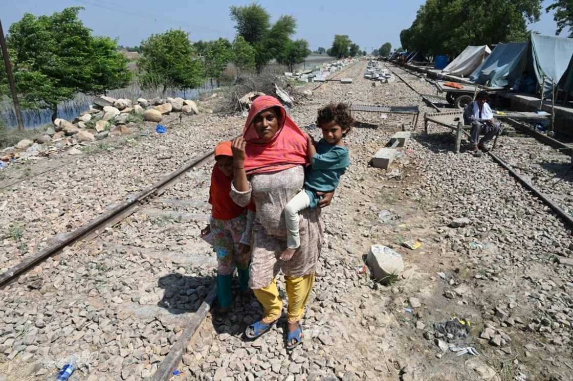 Heavily pregnant Fahmidah Bibi tried walking through flooded fields to seek medical help, but kept slipping and falling in the mud, so gave up