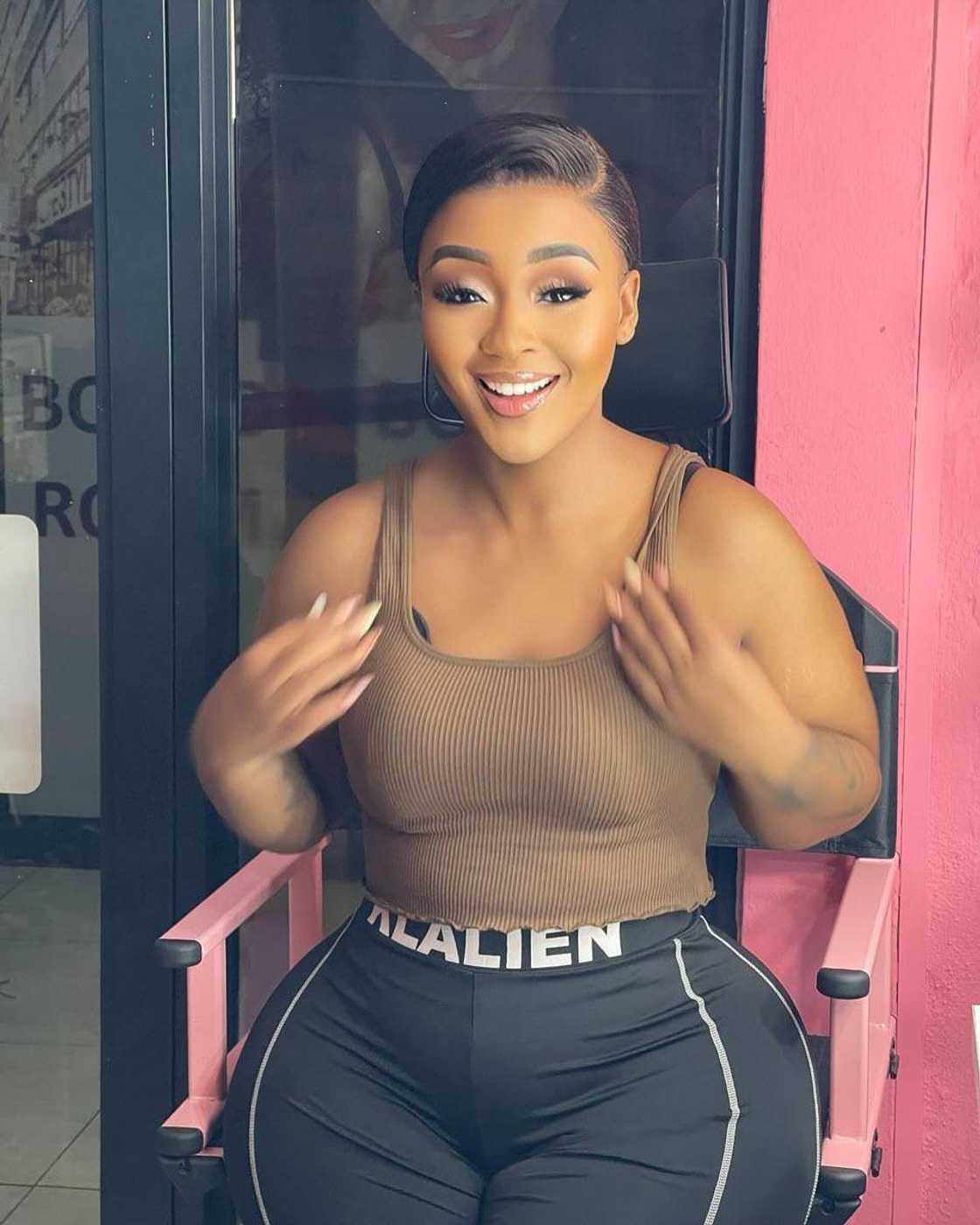 Gogo Skhotheni was surprised by her daughter roasting her