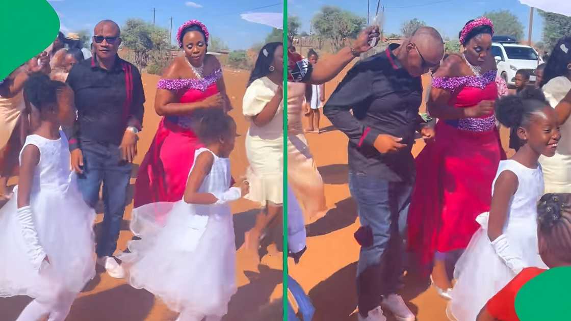 A groom’s reaction to a guest hugging his bride left TikTok users buzzing