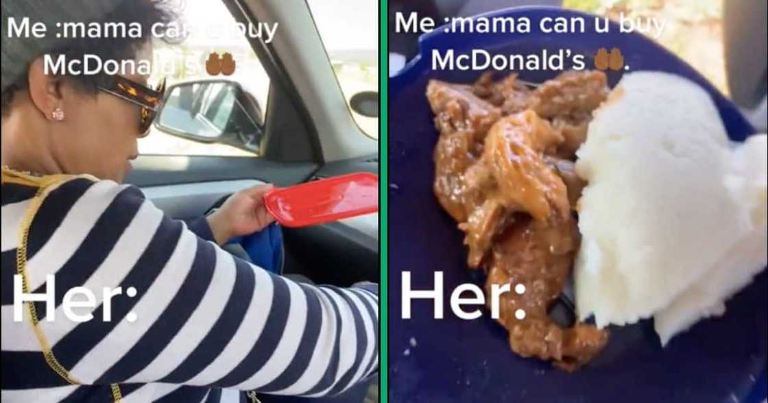 Woman gets pap instead of McD's Woman gets pap instead of McD's