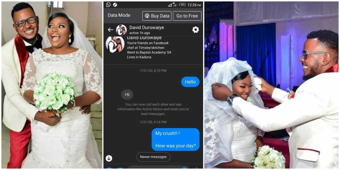 Joy as bold Nigerian lady slides into her crush's DM on Facebook and marries him 6 months later Joy as bold Nigerian lady slides into her crush's DM on Facebook and marries him 6 months later