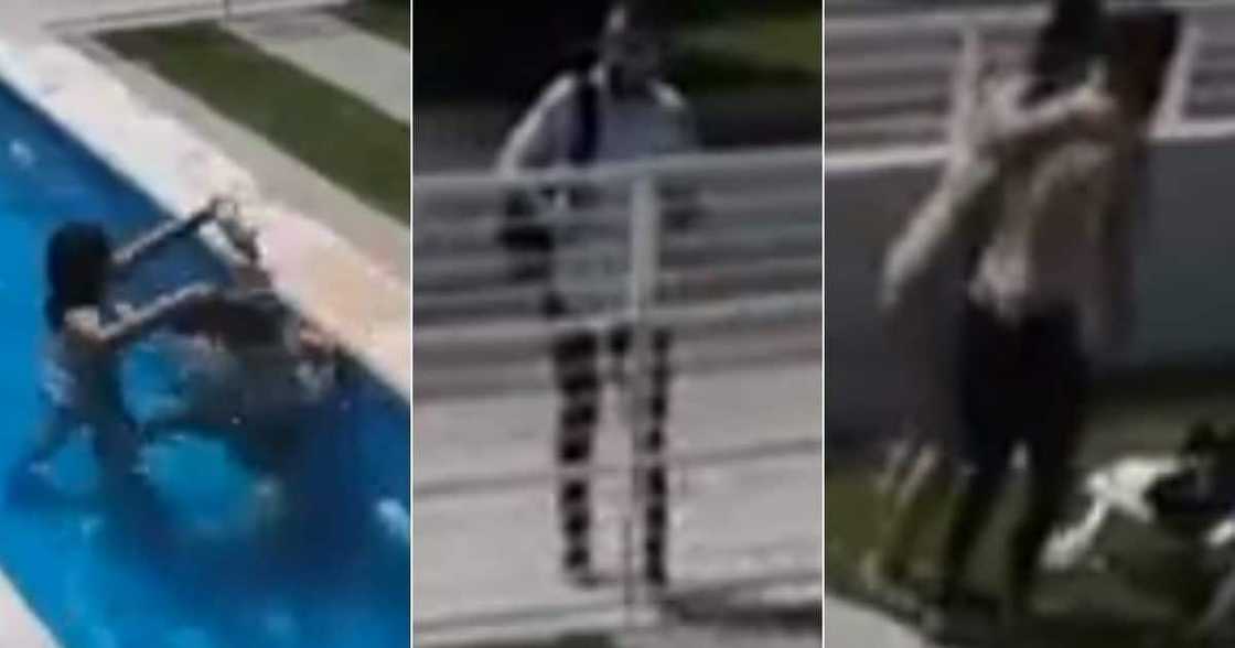 Social Media, Users Wowed, Man, Holds Breath, Pool Social Media, Users Wowed, Man, Holds Breath, Pool