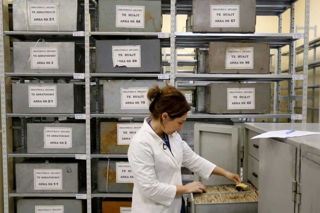 Poisonous legacy: Enver Hoxha's secret police archive contains more than 20 million documents Poisonous legacy: Enver Hoxha's secret police archive contains more than 20 million documents