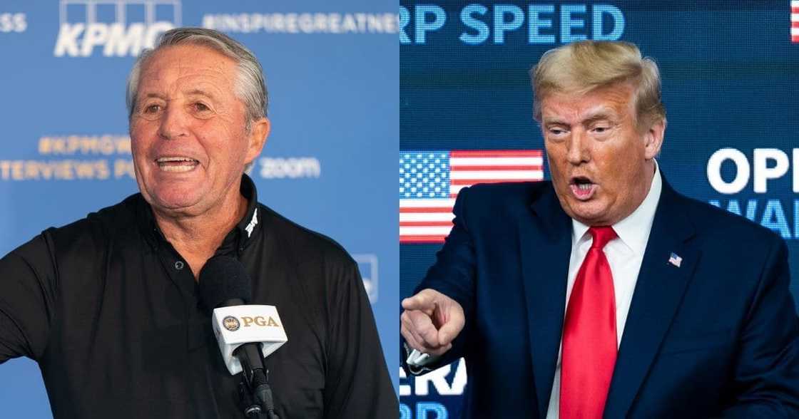 Uproar as Gary Player accepts award from Trump after US violence Uproar as Gary Player accepts award from Trump after US violence