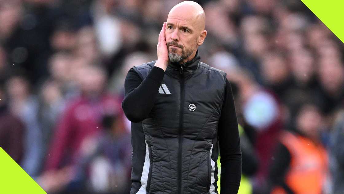 Erik ten Hag's solemn reaction in what was his final game in charge of Manchester United against West Ham in the Premier League.