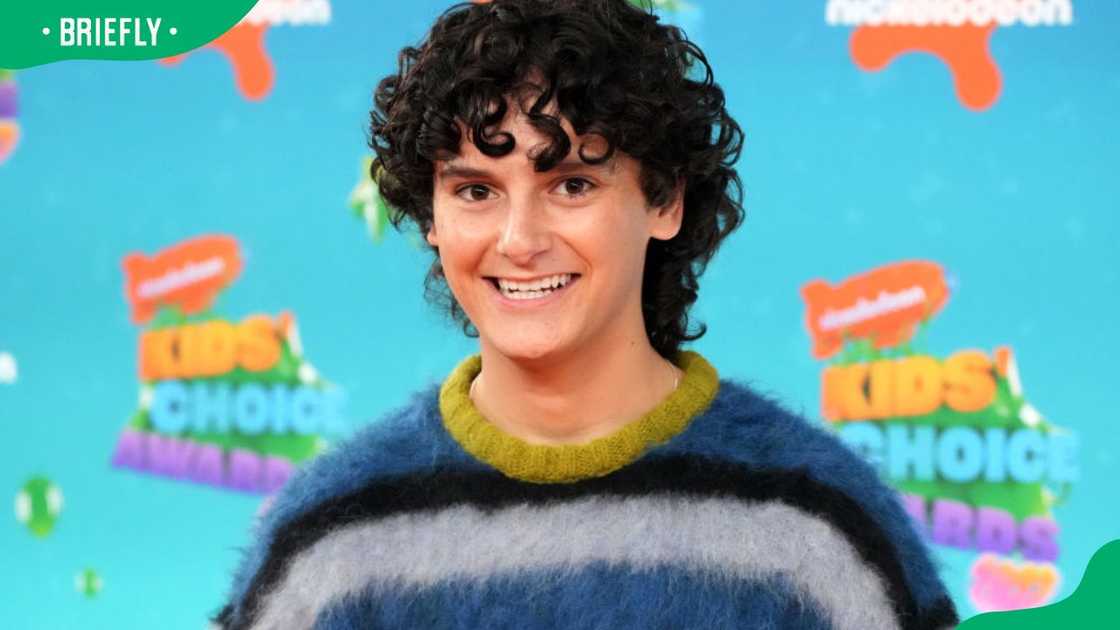 Actor Nicolas Cantu during the 2023 Kids' Choice Awards at Microsoft Theater Actor Nicolas Cantu during the 2023 Kids' Choice Awards at Microsoft Theater