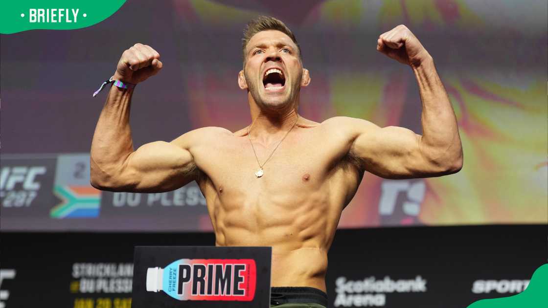 Dricus du Plessis at Scotiabank Arena, in Toronto, Ontario Dricus du Plessis at Scotiabank Arena, in Toronto, Ontario