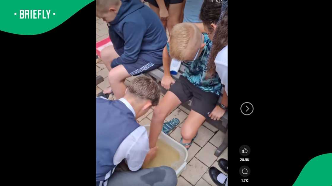 A post on a local school's matric behaviour towards grade 8s went viral. A post on a local school's matric behaviour towards grade 8s went viral.