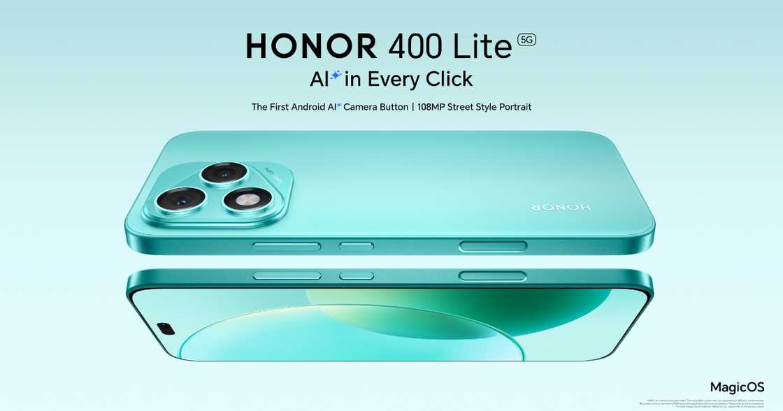 The HONOR 400 Lite introduces a dedicated AI Camera Button, a first for Android The HONOR 400 Lite introduces a dedicated AI Camera Button, a first for Android
