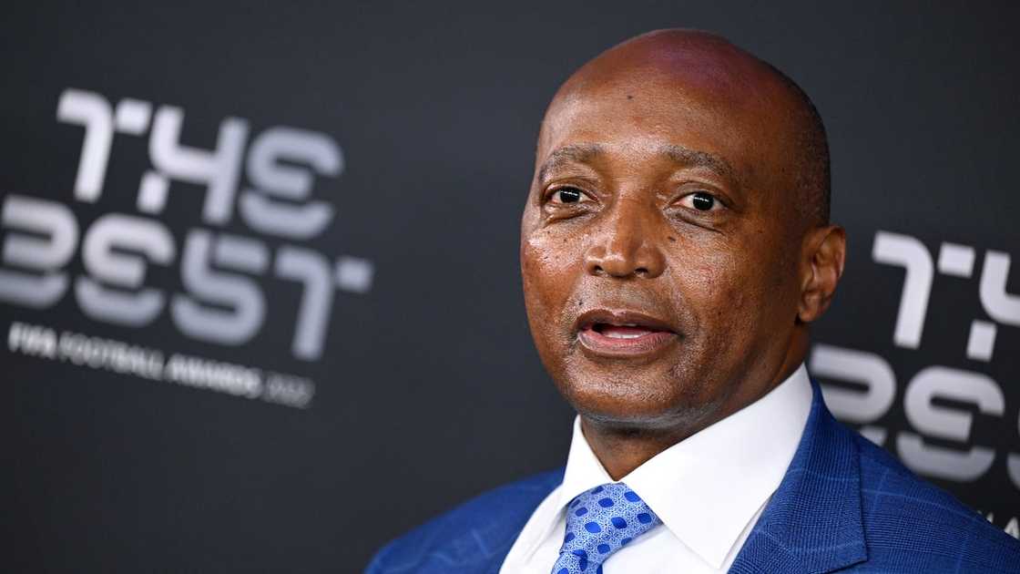 Patrice Motsepe poses for a photo in Paris, France Patrice Motsepe poses for a photo in Paris, France