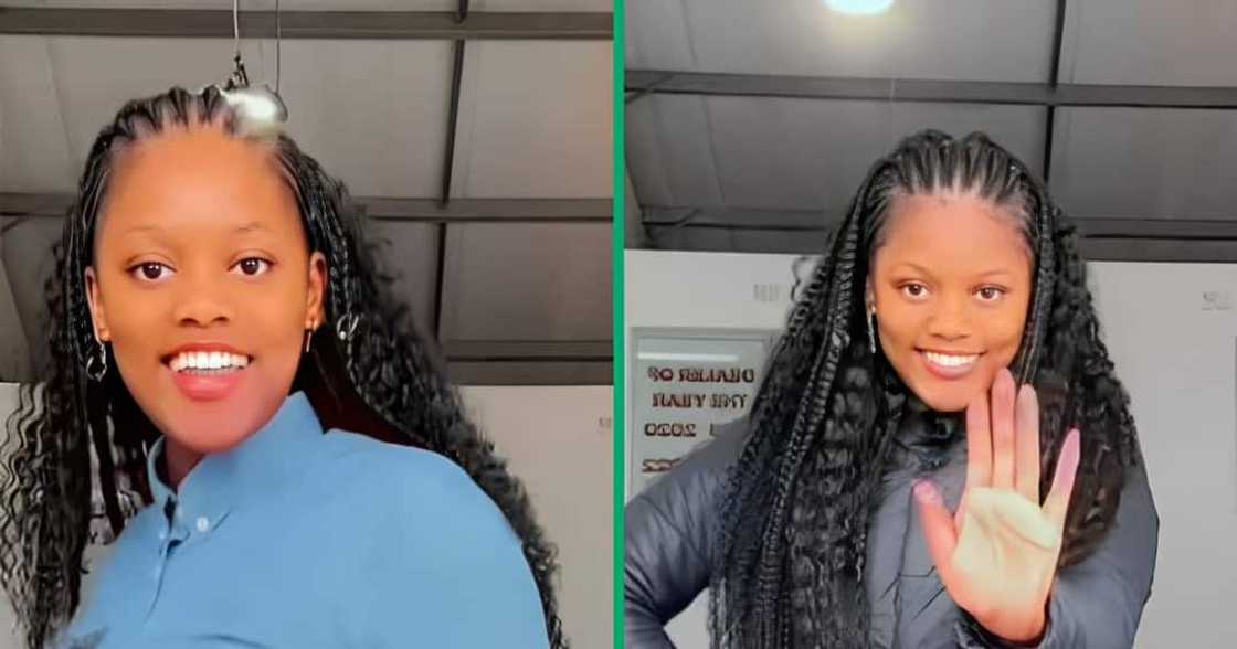 A TikTok video of lady showcasing her victory dance after making three sales. A TikTok video of lady showcasing her victory dance after making three sales.