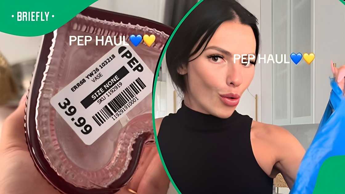 There are possible specific reason why the woman did a shopping haul There are possible specific reason why the woman did a shopping haul