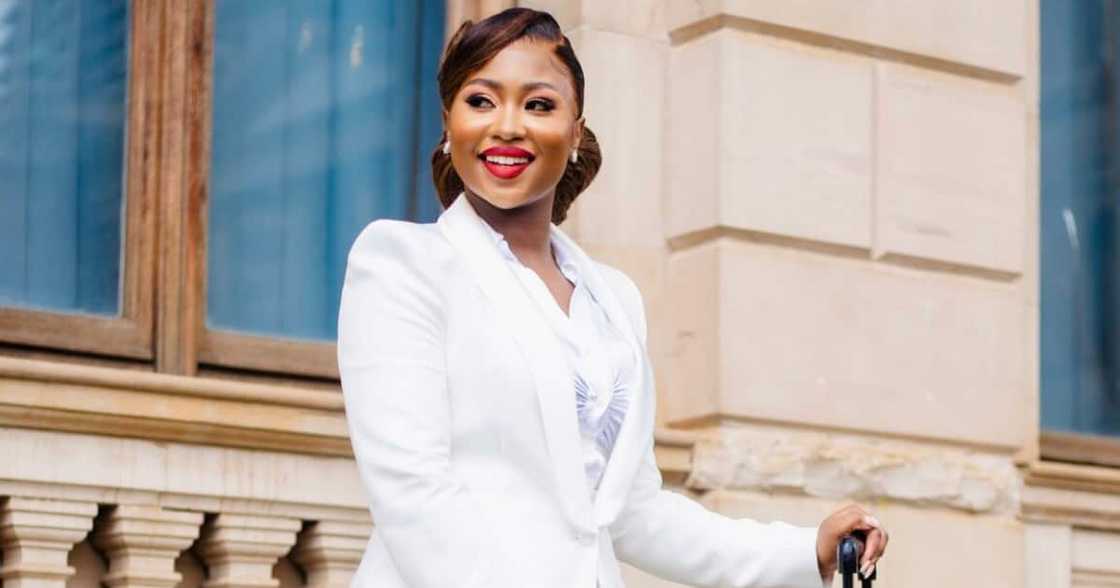 The lawyer is happy to be an admitted attorney The lawyer is happy to be an admitted attorney