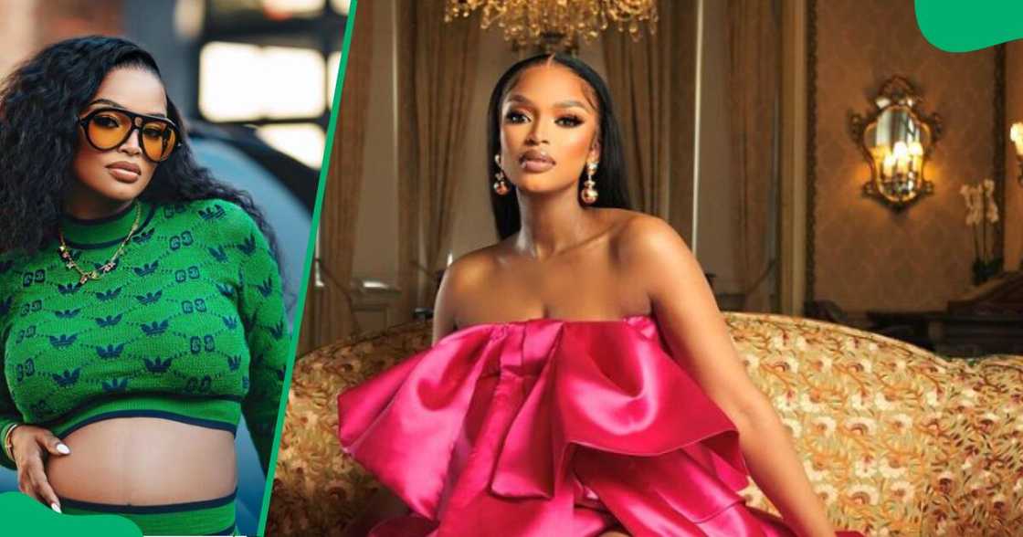 Many netizens were stunned by Ayanda Thabethe's Photo dump