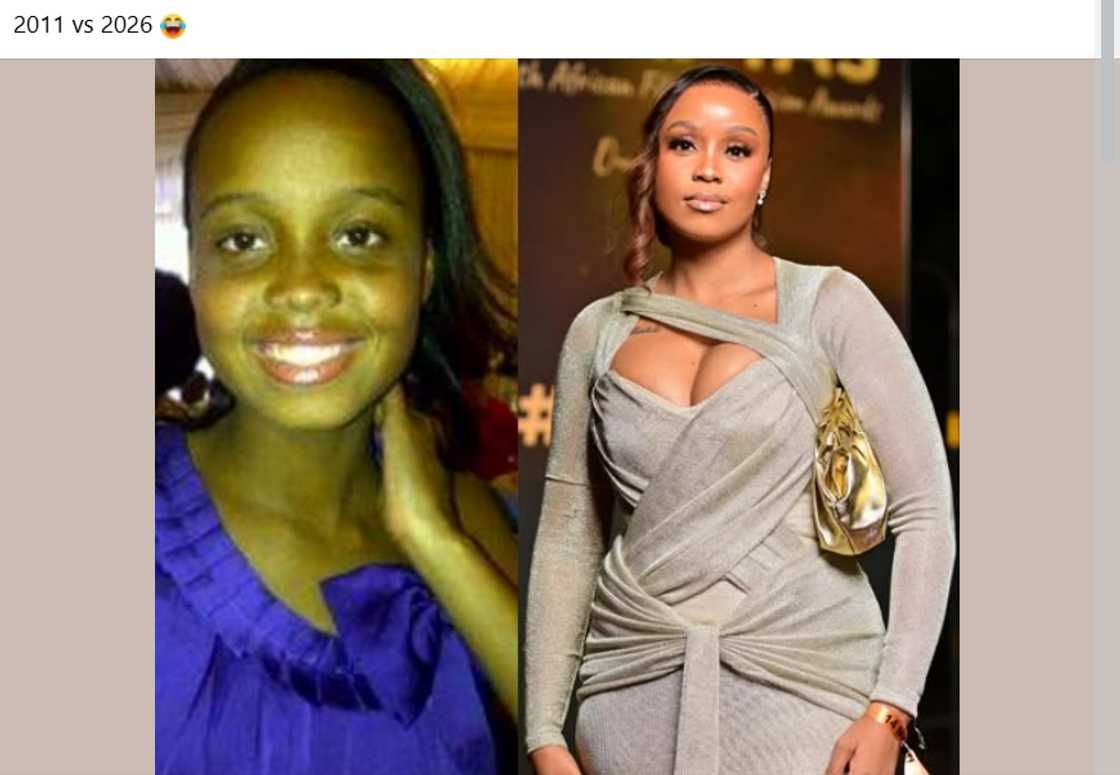 Ntando Duma's before and after photos sparked a debate. Ntando Duma's before and after photos sparked a debate.