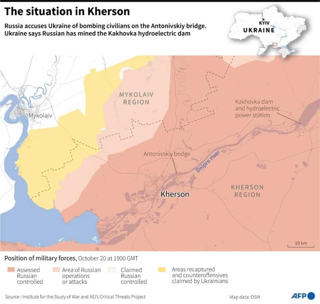The situation in Kherson The situation in Kherson