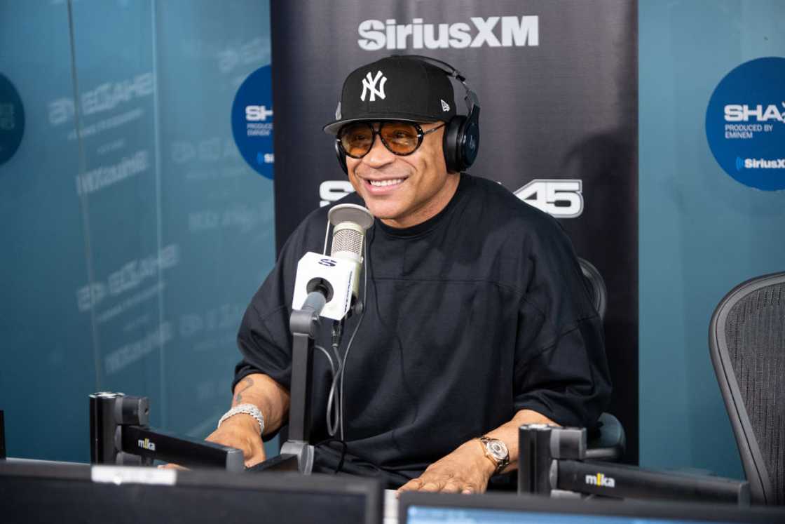 LL Cool J during his visit to Shade 45 with D-Stroy at the SiriusXM Studios